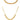 MStarz Woman Gold Plated Necklace, Gold BEAD Bracelet for Women 18K 5MM, 2 Pack
